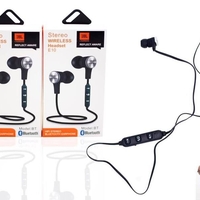 НЕМСКИ Безжични Слушалки JBL Wireless stereo E10 + ЛЕД ФЕНЕР