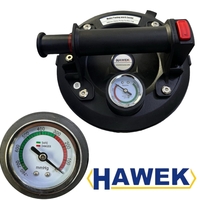 НЕМСКА Вендуза с Манометър Вакуумна Помпа Ø200мм HAWEK HW-9016 Вакум + ЛЕД ФЕНЕР