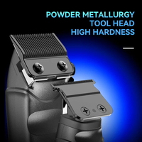 НЕМСКИ Машинки За Подстригване И Бръснене Kemei KM-2375 + ЛЕД ФЕНЕР