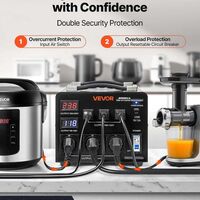 НЕМСКИ Автоматичен преобразувател на напрежение + ЛЕД ФЕНЕР