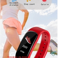 НЕМСКИ Смарт часовник и гривна B1 с 1,3-инчов IPS сензорен екран, Функции стъпки, сън, сърдечен ритъм, кръвно налягане + ЛЕД ФЕНЕР