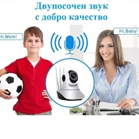 НЕМСКИ Wifi 360° Camera YY Full HD безжична, нощен режим, 4G, Audio + ЛЕД ФЕНЕР