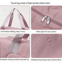 НЕМСКА Сгъваема чанта сак органайзер, Подходяща за ежедневна употреба, 2 джоба с цип + ЛЕД ФЕНЕР..