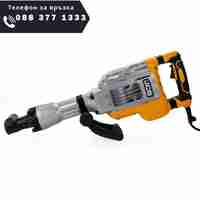 НЕМСКИ Електрически Къртач 1700W 30мм JCB Hex DH1700-E 60J + ЛЕД ФЕНЕР