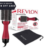 НЕМСКА Електрическа четка Revlon Special Edition One-Step Volumiser Titanium, RVDR5279UKE, 3 температурни настройки, Технология за йонизация, Чанта за пътуване + ЛЕД ФЕНЕР.