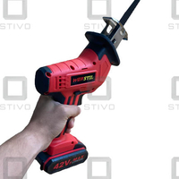 НЕМСКИ Акумулаторен Саблен Прав Трион WERSTIL Комплект + ЛЕД ФЕНЕР