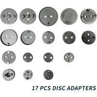 НЕМСКИ Комплект за Сваляне на Спирачни Цилиндри KRAFTROYAL 21 части и 35 части с ляво и дясно въртене + ЛЕД ФЕНЕР