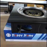 НЕМСКИ Единичен Керамичен Газов Котлон HappyHome + Подарък ЛЕД ФЕНЕР