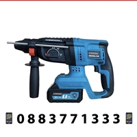 НЕМСКИ 4в1 Гайковерт Винтоверт Ъглошлайф 125мм и Перфоратор 36V 8,0AH ПРОМО КОМПЛЕКТ 3х Батерии и куфар Акумулаторни + ЛЕД ФЕНЕР