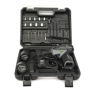 НЕМСКИ Полски Акумулаторен Двускоростен Винтоверт с Вложки и Удължение 12V 2AH HAWEK + ЛЕД ФЕНЕР