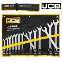 НЕМСКИ Комплект Звездогаечни Ключове JCB 14 броя10-32мм 5141P + ЛЕД ФЕНЕР