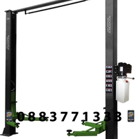 НЕМСКИ ПОДЕМНИК ДВУКОЛОНЕН ЕЛЕКТРОХИДРАВЛИЧЕН 4 ТОНА с горна синхронизация 110 – 1885мм ROCKFORCE + ЛЕД ФЕНЕР