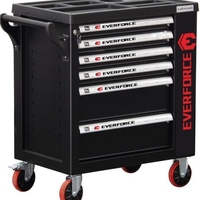 НЕМСКИ Шкаф за Инструменти с 7 чекмеджета EVERFORCE + ЛЕД ФЕНЕР