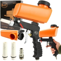 НЕМСКИ Пистолет за пясъкоструйка 560гр 6мм 6 bar BJC + ЛЕД ФЕНЕР