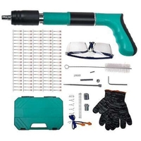 НЕМСКИ Професионален Пистолет За Пирони+100бр Пирони IRON512+ЛЕД ФЕНЕР