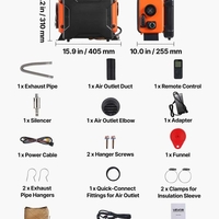 НЕМСКА 8KW дизелова печка за автомили + ЛЕД ФЕНЕР