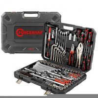 НЕМСКО Гедоре 142 части 1/4“ 3/8“ 1/2“ FORCEKRAFT + ЛЕД ФЕНЕР