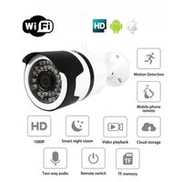 НЕМСКО Wateproof Camera WIFI за външен монтаж, нощно виждане Full HD + ЛЕД ФЕНЕР