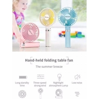 НЕМСКИ Вентилатор с чупеща се глава – Folding Fan S2 + ЛЕД ФЕНЕР