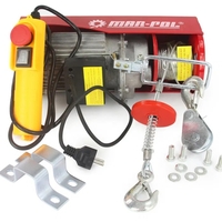 НЕМСКА Лебедка Телфер 300/600кг 12 метра 1200W MAR POL Полша + ЛЕД ФЕНЕР