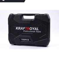 НЕМСКО Гедоре 108 части STAHLМAYER Комплект Инструменти с тресчотки 1/2 1/4 + ЛЕД ФЕНЕР