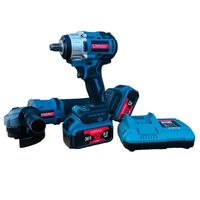 НЕМСКИ Акумулаторен Гайковерт и Безчетков Ъглошлайф Безжичен 36V 8,0AH STAHLMAYER 2х Батерии + ЛЕД ФЕНЕР