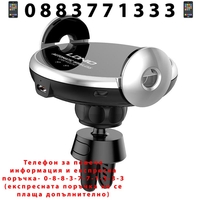 НЕМСКА MA02 LDNIO стойка за телефон с автоматично захващане за автомобил и 15W безжично зареждане + ЛЕД ФЕНЕР