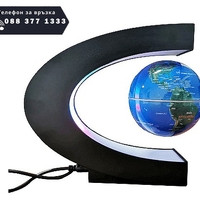 НЕМСКИ LED Глобус Floating Globe, Левитиращ, 10 cm + ЛЕД ФЕНЕР