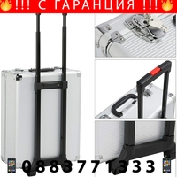 НЕМСКИ Куфар с Инструменти 499 части на колела STAHL MAYER. Tресчотка, тресчотни ключове, отвертки. + ЛЕД ФЕНЕР