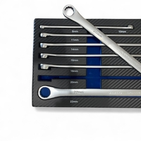 НЕМСКИ КОМПЛЕКТ КЛЮЧОВЕ ДЪЛГИ ПРАВИ ЗВЕЗДИ ( УДЪЛЖЕНИ) 8 – 24 ММ 7 ЧАСТИ HAWEK + ЛЕД ФЕНЕР