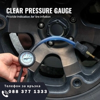 НЕМСКИ Преносим двуцилиндров компресор за гуми + ЛЕД ФЕНЕР