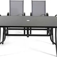 Градински комплект - маса + 6 стола + Подарък ЛЕД ФЕНЕР