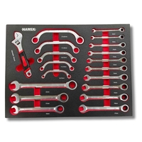 НЕМСКИ Професионален Шкаф с Инструменти HAWEK с 12 чекмеджета ПОЛША + ЛЕД ФЕНЕР