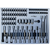 НЕМСКИ Професионален Шкаф с инструменти KRAFTWELLE XXL-03 7 Чекмеджета 6 Пълни + ЛЕД ФЕНЕР