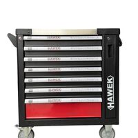 НЕМСКИ Професионален Шкаф за Инструменти с Метален Плот HAWEK HW-1153 + ЛЕД ФЕНЕР