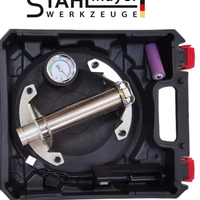 НЕМСКА Акумулаторна Вакум Помпа за Плочки Вендуза с Манометър STAHLMAYER до 150кг Вакуум с батерия + ЛЕД ФЕНЕР