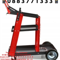 НЕМСКА Количка за Заваръчни Апарати MAR-POL M6610 60 кг + ЛЕД ФЕНЕР