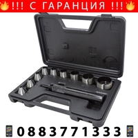 НЕМСКИ Комплект Замби със сменяеми накрайници ROCK FORCE 10 части + ЛЕД ФЕНЕР