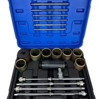 НЕМСКИ Немски Хидравличен Комплект за Монтаж и Демонтаж на Шарнири Втулки Лагери Семеринги KRAFTWELLE + ЛЕД ФЕНЕР