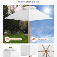 НЕМСКИ Дървен Градински Комплект – Пикник Маса с Пейки + ЛЕД ФЕНЕР