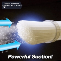 НЕМСКИ Накрайник за прахосмукачка за фино почистване + ЛЕД ФЕНЕР