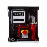 НЕМСКА Помпа за Източване на Гориво с Брояч 220V STAHLMAYER с Механизъм + ЛЕД ФЕНЕР