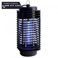 НЕМСКИ UV Лампа против комари и насекоми 6W до 50 кв.м. + ЛЕД ФЕНЕР