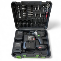 НЕМСКИ Ударен Гайковерт – Импакт (Винтоверт) 36V 8,0AH STAHLMAYER Акумулаторен + 40 Части Инструменти + ЛЕД ФЕНЕР