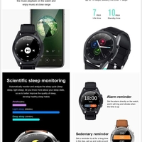 НЕМСКИ Smart Watch Lemfo G33 черен часовник с пулс и кръвно налягане + ЛЕД ФЕНЕР