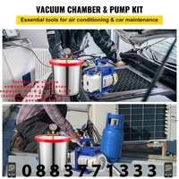 НЕМСКА Едностепенна вакуумна помпа с вакумен съд + ЛЕД ФЕНЕР