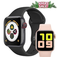 НЕМСКА СМАРТ ЧАСОВНИК IX7 Smart watch Крачки, Кръвно, Пулс, Разговори, Съобщения, 54мм. + ЛЕД ФЕНЕР
