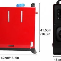 НЕМСКА Суха Преносима Дизелова Печка 8kw 12V/24V + ЛЕД ФЕНЕР