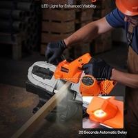 НЕМСКИ Преносим безжичен лентов трион + Подарък ЛЕД ФЕНЕР