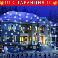 НЕМСКИ Снежен Прожектор Snowfall Pattern + ЛЕД ФЕНЕР